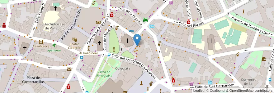 Mapa de ubicacion de Mojito en Sepanyol, Castilla Y León, Valladolid, Valladolid.