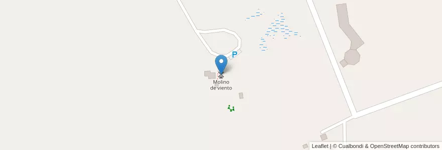Mapa de ubicacion de Molino de viento en Argentina, Wilayah Entre Ríos, Departamento Colón, Distrito Primero, Colón.