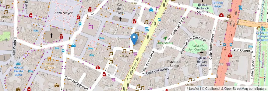 Mapa de ubicacion de Molly Malone en España, Castilla Y León, Salamanca, Campo De Salamanca, Salamanca.