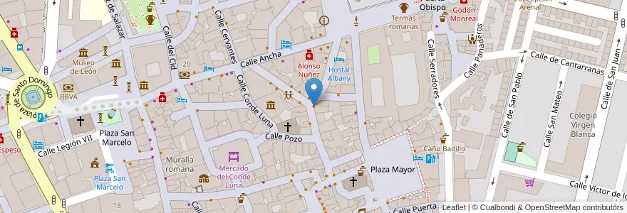 Mapa de ubicacion de Molly Malone's Pub Irlandés en Испания, Кастилия И Леон, Леон, Tierra De León, Леон.