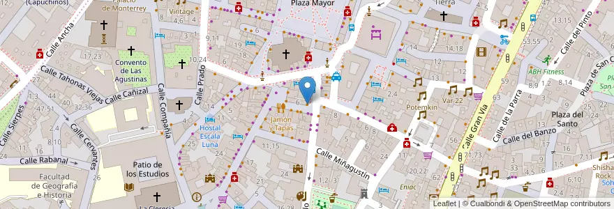 Mapa de ubicacion de Molly's Cross en Espagne, Castille-Et-León, Salamanque, Campo De Salamanca, Salamanque.