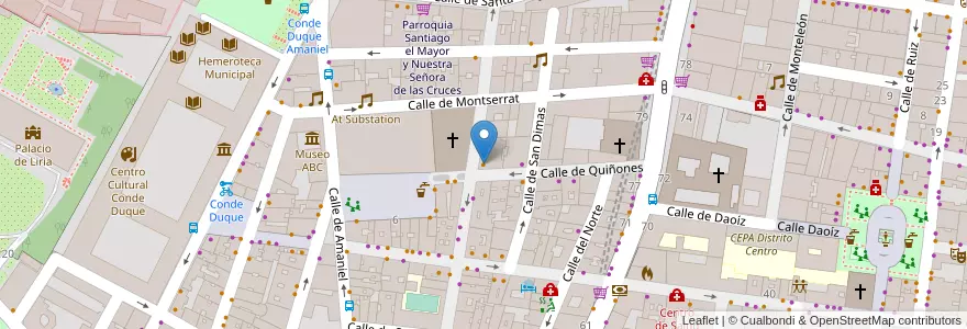 Mapa de ubicacion de Moloko Sound Club en Испания, Мадрид, Мадрид, Área Metropolitana De Madrid Y Corredor Del Henares, Мадрид.