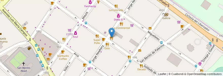 Mapa de ubicacion de Mom & Dad, Palermo en Argentinië, Ciudad Autónoma De Buenos Aires, Buenos Aires, Comuna 14.