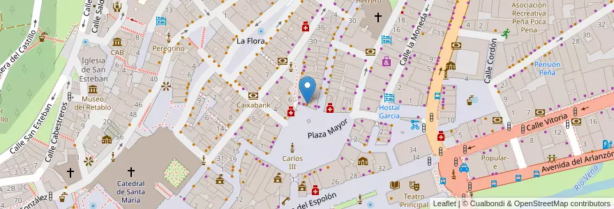 Mapa de ubicacion de Momo Plaza en Испания, Кастилия И Леон, Бургос, Alfoz De Burgos, Burgos.