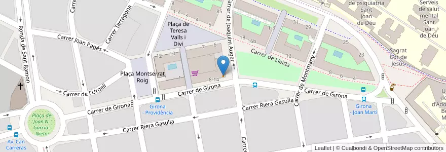 Mapa de ubicacion de Mon Pizza en Spain, Catalonia, Barcelona, Baix Llobregat, Sant Boi De Llobregat.