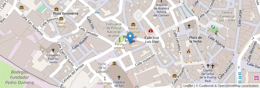 Mapa de ubicacion de Monika en إسبانيا, أندلوسيا, قادس, Campiña De Jerez, شريش.