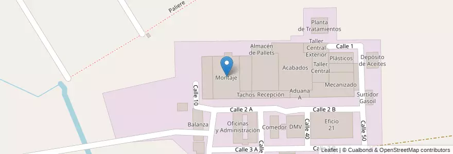 Mapa de ubicacion de Montaje en Argentina, Provincia Di Buenos Aires, Partido Del Pilar, Villa Rosa.