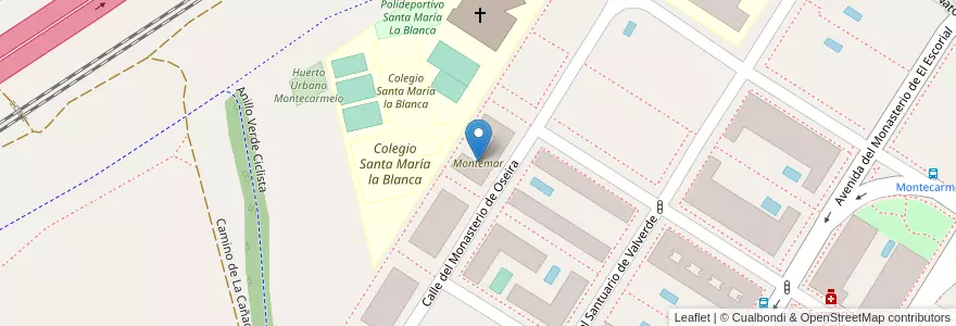 Mapa de ubicacion de Montemar en Spain, Community Of Madrid, Community Of Madrid, Área Metropolitana De Madrid Y Corredor Del Henares, Madrid.