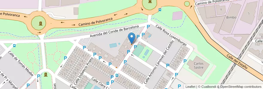 Mapa de ubicacion de Montseny en إسبانيا, منطقة مدريد, منطقة مدريد, Área Metropolitana De Madrid Y Corredor Del Henares, Leganés.