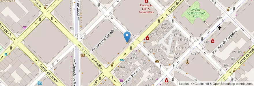 Mapa de ubicacion de Mora en スペイン, カタルーニャ州, Barcelona, バルサルネス, Barcelona.
