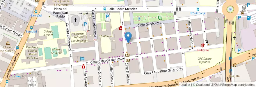 Mapa de ubicacion de Morales en スペイン, アンダルシア州, アルメリア, アルメリア.