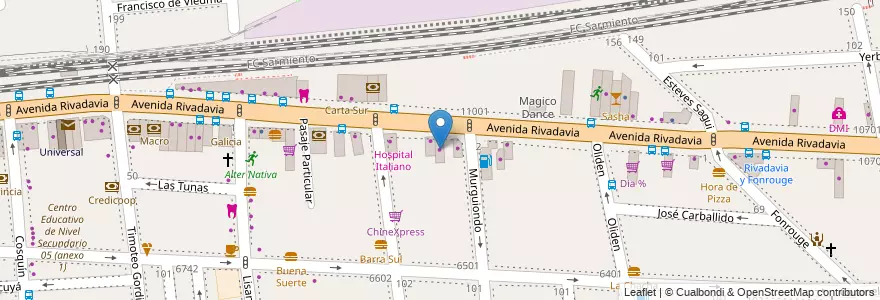 Mapa de ubicacion de Morales, Liniers en Argentina, Ciudad Autónoma De Buenos Aires, Comuna 9, Buenos Aires.