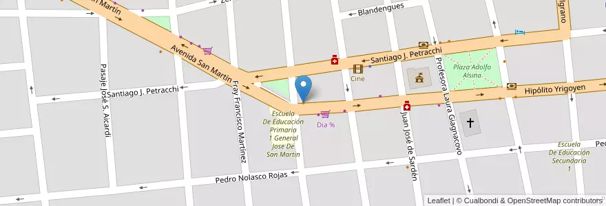 Mapa de ubicacion de Morita en Argentinië, Buenos Aires, Partido De Monte, San Miguel Del Monte.