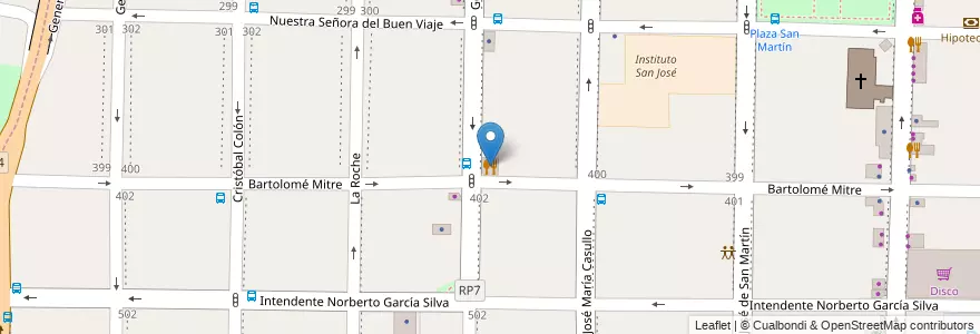 Mapa de ubicacion de Morita en Argentinië, Buenos Aires, Partido De Morón, Morón.