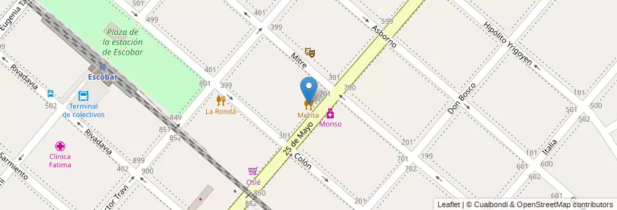 Mapa de ubicacion de Morita en Arjantin, Buenos Aires, Partido De Escobar, Belén De Escobar.