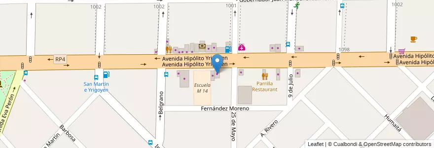 Mapa de ubicacion de Moron Motor en Arjantin, Buenos Aires, Partido De Morón, Morón.