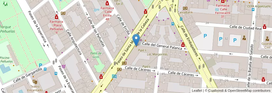 Mapa de ubicacion de Morrigan's Irish Tavern en Spanien, Autonome Gemeinschaft Madrid, Autonome Gemeinschaft Madrid, Área Metropolitana De Madrid Y Corredor Del Henares, Madrid.