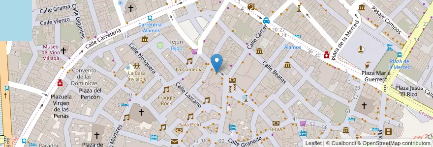 Mapa de ubicacion de Morrissey's en Spain, Andalusia, Malaga, Málaga-Costa Del Sol, Málaga.
