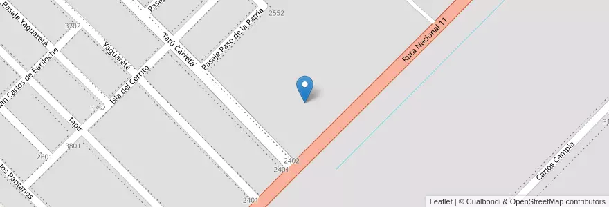 Mapa de ubicacion de Motel Scorpion en アルゼンチン, チャコ州, Departamento San Fernando, Resistencia, Resistencia.