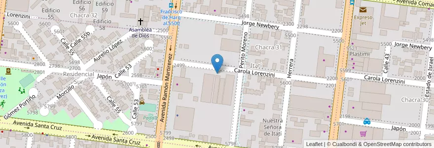 Mapa de ubicacion de Motel Venus en アルゼンチン, ミシオネス州, Departamento Capital, Municipio De Posadas, Posadas.