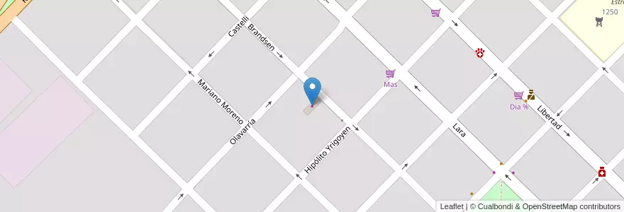 Mapa de ubicacion de Motos Rattigan en Arjantin, Buenos Aires, Partido De Cañuelas, Cañuelas.