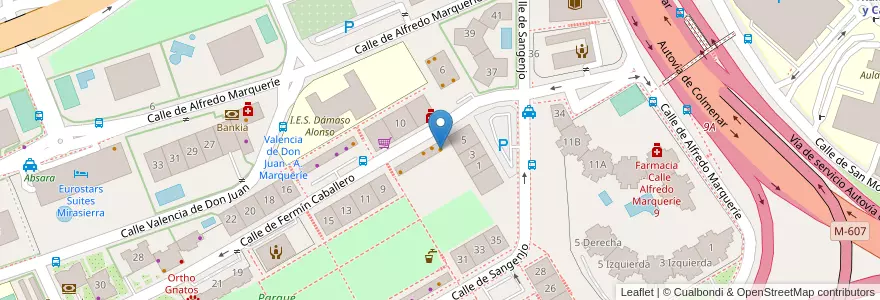 Mapa de ubicacion de Motown Music Bar en 스페인, Comunidad De Madrid, Comunidad De Madrid, Área Metropolitana De Madrid Y Corredor Del Henares, 마드리드.