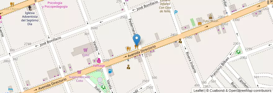 Mapa de ubicacion de MP3 Panchero, Flores en آرژانتین, Ciudad Autónoma De Buenos Aires, Comuna 7, Buenos Aires.