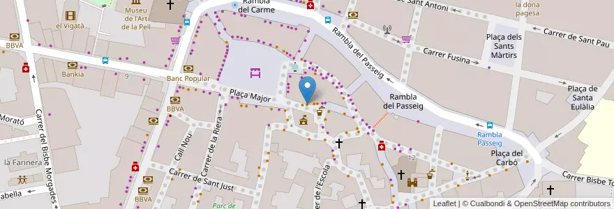 Mapa de ubicacion de Mr. Coffee en Spanien, Katalonien, Barcelona, Osona, Vic.