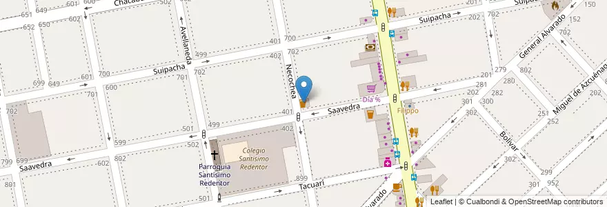 Mapa de ubicacion de Mr. Jones en 阿根廷, 布宜诺斯艾利斯省, Partido De La Matanza, Ramos Mejía.