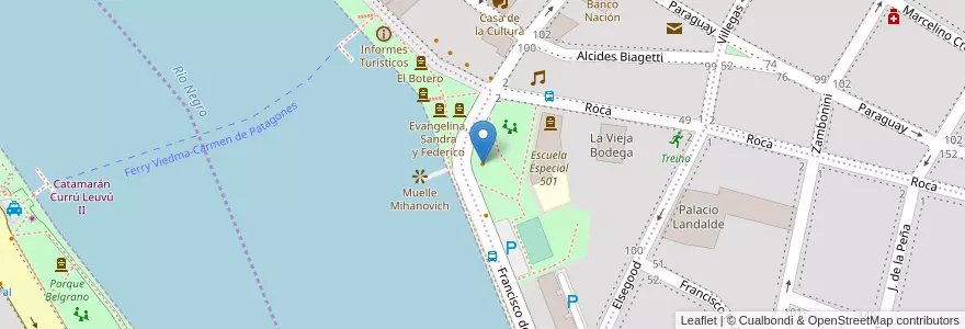 Mapa de ubicacion de Mr Lommo en Arjantin, Buenos Aires, Partido De Patagones, Carmen De Patagones.