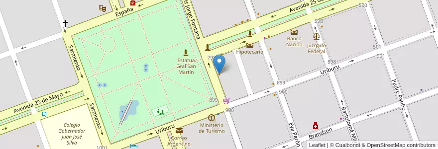 Mapa de ubicacion de Mr Pancho en アルゼンチン, フォルモサ州, Departamento Formosa, Municipio De Formosa, Formosa.