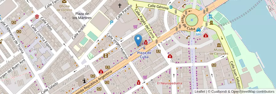 Mapa de ubicacion de Mr. Pizza en Espagne, Andalousie, Séville, Séville.