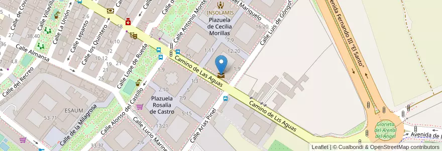 Mapa de ubicacion de MRW en Spanien, Kastilien Und León, Salamanca, Campo De Salamanca, Salamanca.