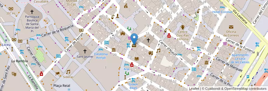 Mapa de ubicacion de MRW en スペイン, カタルーニャ州, Barcelona, バルサルネス, Barcelona.