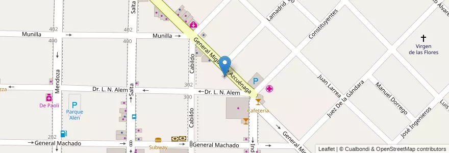 Mapa de ubicacion de Mudanza en Arjantin, Buenos Aires, Partido De Morón, Morón.