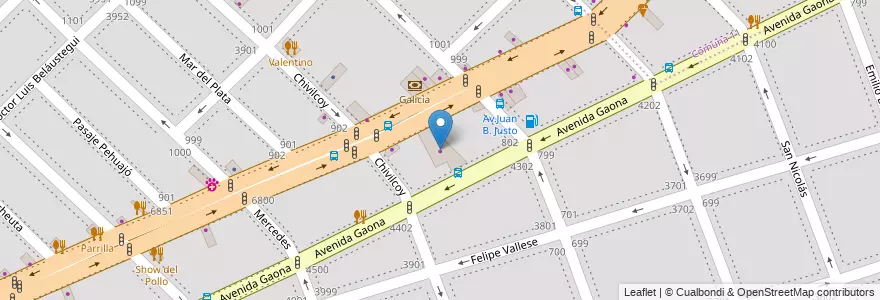 Mapa de ubicacion de Muebles de Cano, Floresta en Argentinië, Ciudad Autónoma De Buenos Aires, Buenos Aires, Comuna 10.