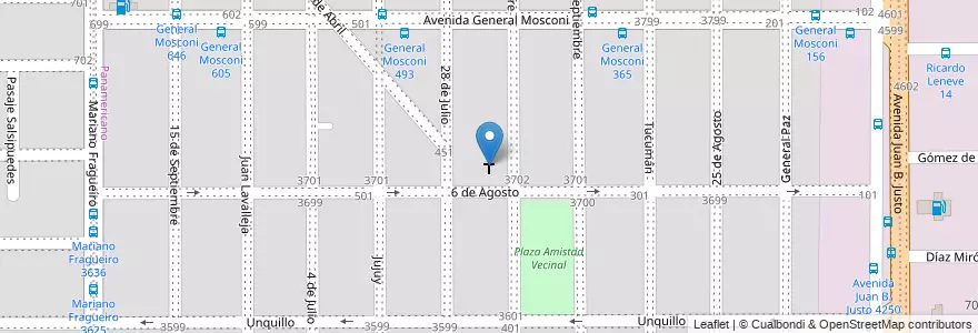 Mapa de ubicacion de muestra señora del valle en آرژانتین, Córdoba, Departamento Capital, Pedanía Capital, Córdoba, Municipio De Córdoba.