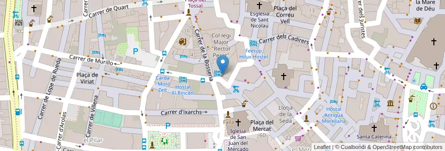 Mapa de ubicacion de Muez en スペイン, バレンシア州, València / Valencia, Comarca De València, València.