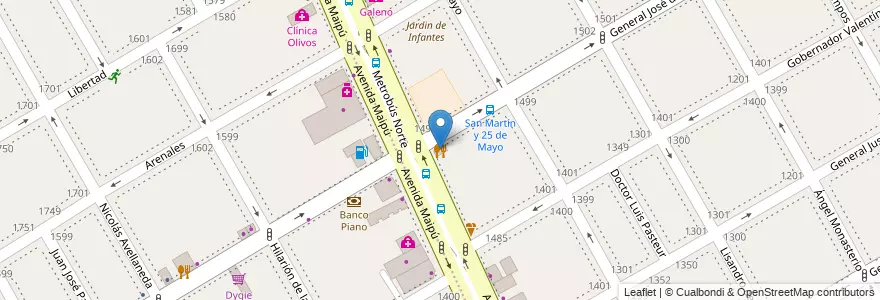 Mapa de ubicacion de Muky en Arjantin, Buenos Aires, Partido De Vicente López, Vicente López.
