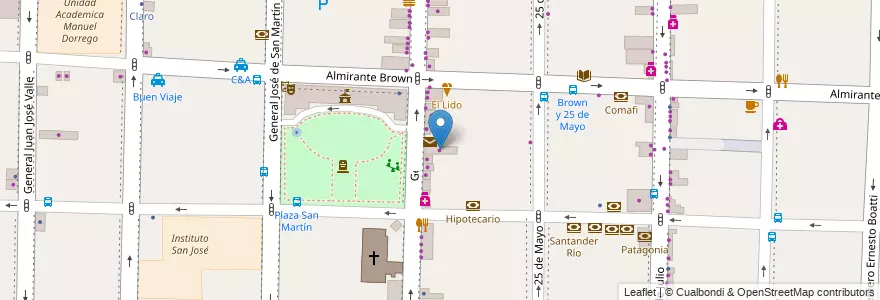 Mapa de ubicacion de Multi Bazar en Argentinië, Buenos Aires, Partido De Morón, Morón.