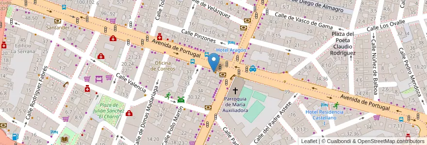 Mapa de ubicacion de Multilogos S.L. en Spagna, Castilla Y León, Salamanca, Campo De Salamanca, Salamanca.