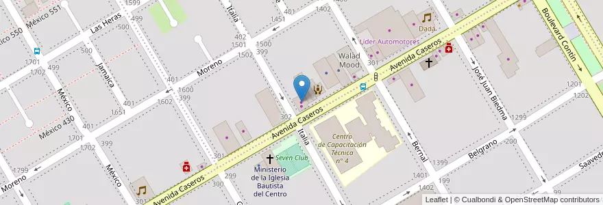 Mapa de ubicacion de Multimarcas en 아르헨티나, 리오네그로주, Departamento Adolfo Alsina, Viedma, Viedma.