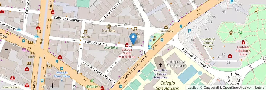 Mapa de ubicacion de Multiverso Bar en 스페인, Aragón, 사라고사, Zaragoza, 사라고사.