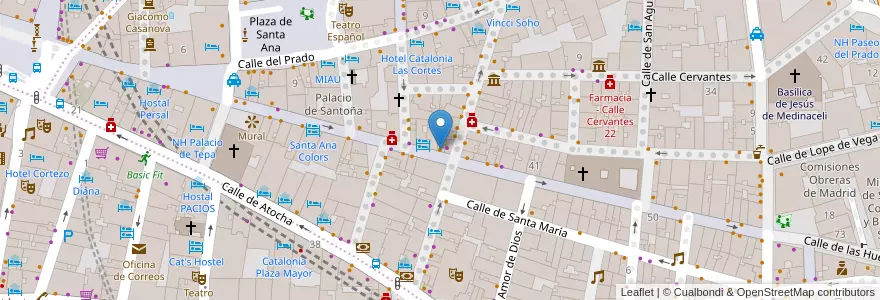 Mapa de ubicacion de Munchies, Hot dogs & more.., en اسپانیا, بخش خودمختار مادرید, بخش خودمختار مادرید, Área Metropolitana De Madrid Y Corredor Del Henares, مادرید.