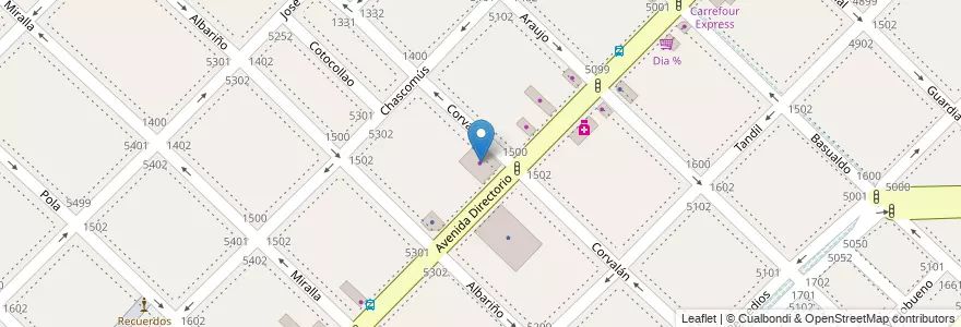 Mapa de ubicacion de Mundo Auto, Mataderos en Argentinien, Ciudad Autónoma De Buenos Aires, Comuna 9, Buenos Aires.