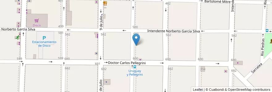 Mapa de ubicacion de Mundo Mágico en Argentinien, Provinz Buenos Aires, Partido De Morón, Morón.
