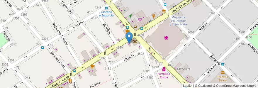 Mapa de ubicacion de Mundo Pino, Monte Castro en Argentina, Autonomous City Of Buenos Aires, Autonomous City Of Buenos Aires, Comuna 10, Comuna 11.
