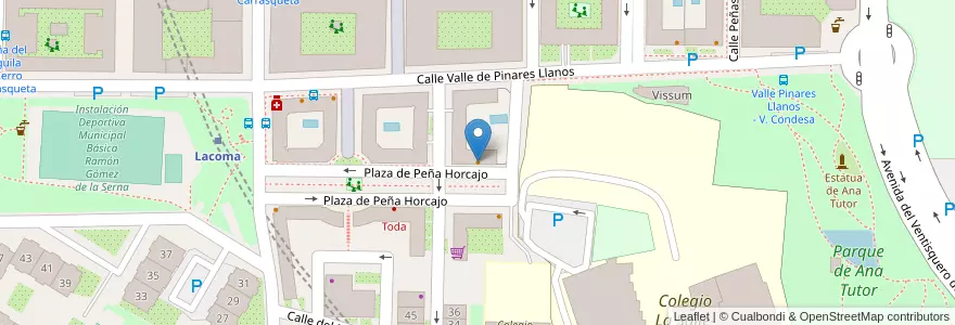 Mapa de ubicacion de Mundus en اسپانیا, بخش خودمختار مادرید, بخش خودمختار مادرید, Área Metropolitana De Madrid Y Corredor Del Henares, مادرید.