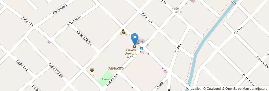 Mapa de ubicacion de MUNICIPAL en Argentina, Buenos Aires, Partido De Quilmes, Bernal.