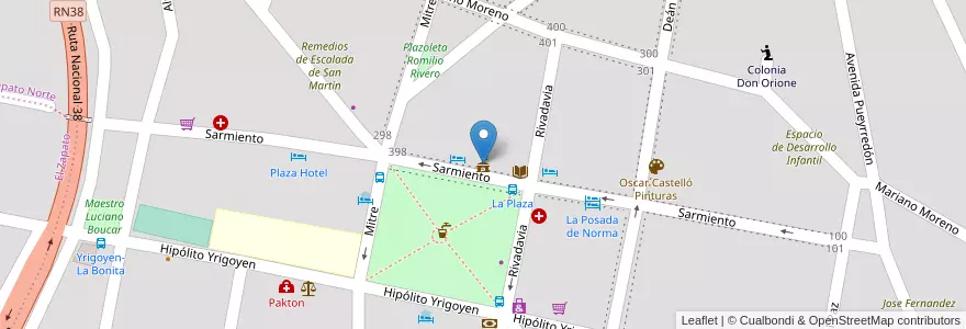 Mapa de ubicacion de Municipalidad de Capilla del Monte en Arjantin, Córdoba, Departamento Punilla, Pedanía Dolores, Municipio De Capilla Del Monte, Capilla Del Monte.